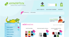 Desktop Screenshot of e-krokodylek.cz